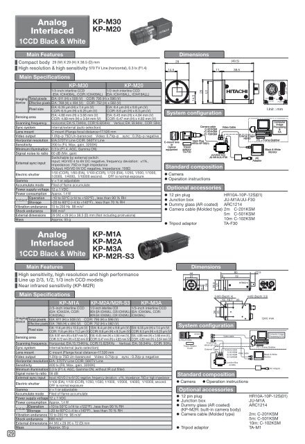 Cameras for Industrial Applications - Hitachi Kokusai Electric ...