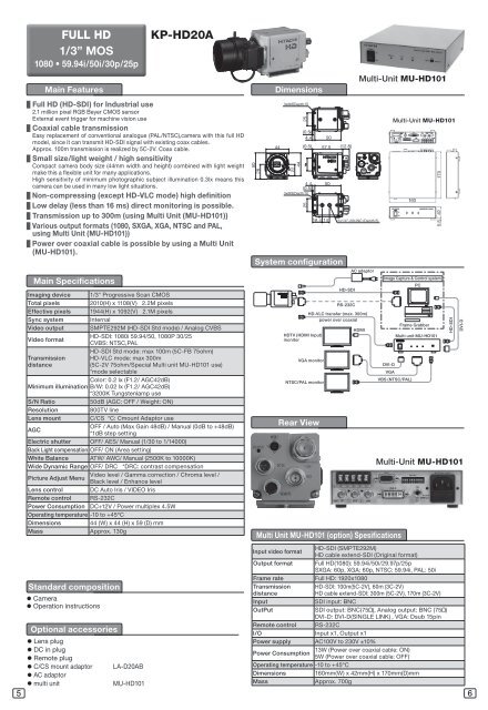 Cameras for Industrial Applications - Hitachi Kokusai Electric ...