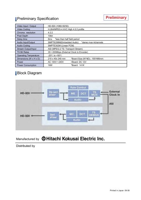 Ultra Low Delay HD Codec