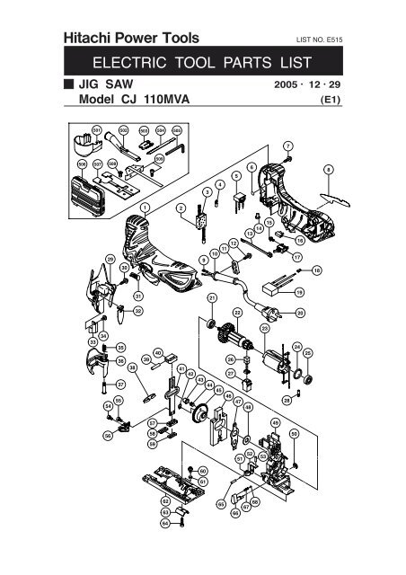 Image of Hitachi CJ 110MVA direct from Hitachi website
