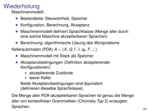 Theoretische Informatik