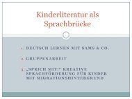 Kinderliteratur als Sprachbrücke - Worthaus