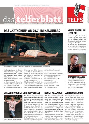 Telferblatt 214 vom 12.07.13 - Marktgemeinde Telfs