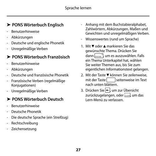 Elektronisches Multi-Wörterbuch - Franklin Electronic Publishers