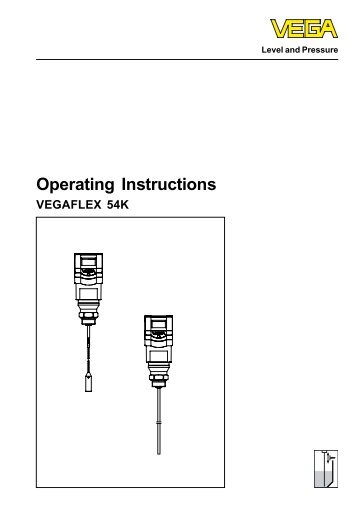 Guided Microwave VegaFLEX 54 - HiTECH Technologies