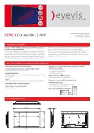 Datenblatt EYE-LCD-4600-LE-WP - Eyevis