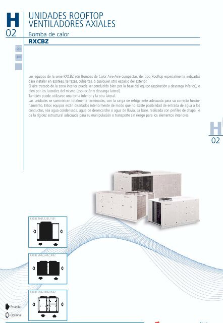 UNIDADES ROOFTOP VENTILADORES AXIALES - Hitecsa