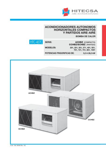Acondicionadores Autonomos Horizontales Compactos Y Hitecsa acondicionadores-autonomos-horizontales-compactos-y-hitecsa