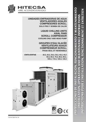 instrucciones de instalaciÃ³n, funcionamiento y ... - Hitecsa