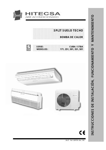 instrucciones de instalaciÃ³n, fu ncionamiento yma ntenim ... - Hitecsa