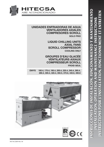 instrucciones de instalaciÃ³n, funcionamiento y ... - Hitecsa