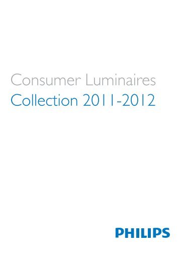 Consumer Luminaires Collection 2011-2012 - hit svetila