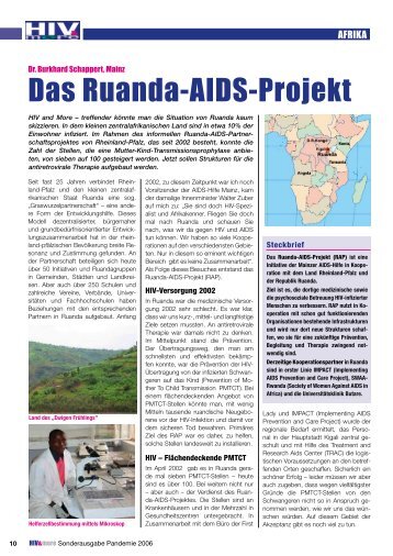 Das Ruanda-AIDS-Projekt - HIV & More