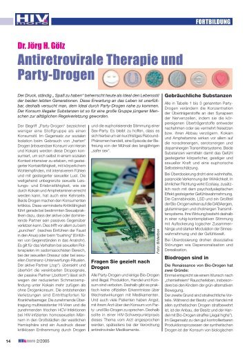 Antiretrovirale Therapie und Party-Drogen - HIV & More