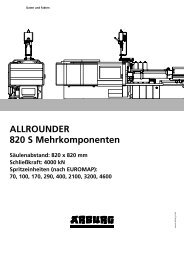 ALLROUNDER 820 S Mehrkomponenten - Arburg
