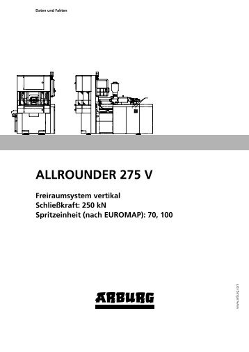 ALLROUNDER 275 V - Arburg