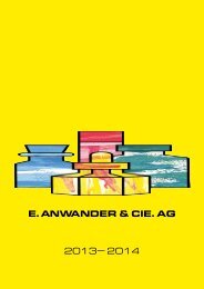 Télécharger le catalogue - E. Anwander & Cie. AG