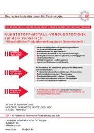 Ausführliche Programmfolge - Deutsches Industrieforum für ...