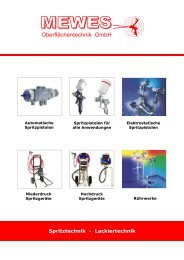 Spritz-und Lackiertechnik .cdr - MEWES Oberflächentechnik GmbH