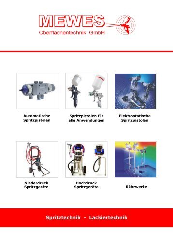 Spritz-und Lackiertechnik .cdr - MEWES Oberflächentechnik GmbH