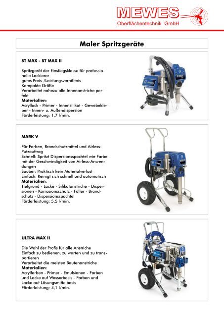 Spritz-und Lackiertechnik .cdr - MEWES Oberflächentechnik GmbH