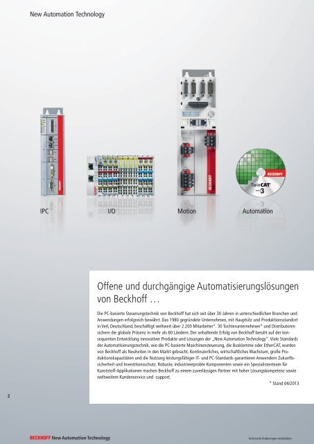 PC-based Control für Kunststoffmaschinen - download - Beckhoff