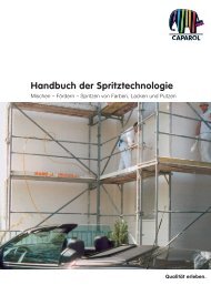 Handbuch der Spritztechnologie - Caparol