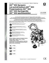 311279F - GH833 Sprayers Operation Manual (English ... - Graco Inc.