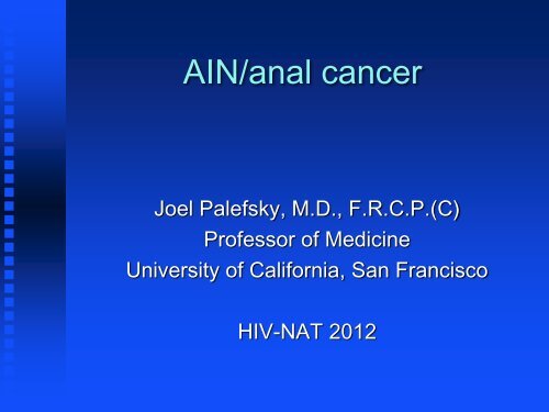 3. Anal cancer - HIV-NAT