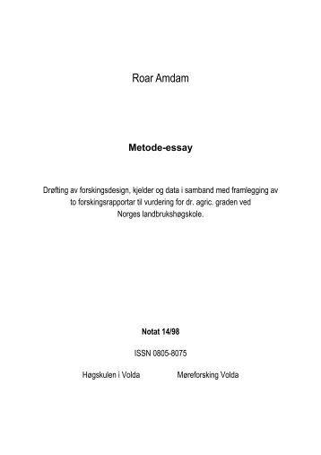 Roar Amdam - HÃ¸gskulen i Volda