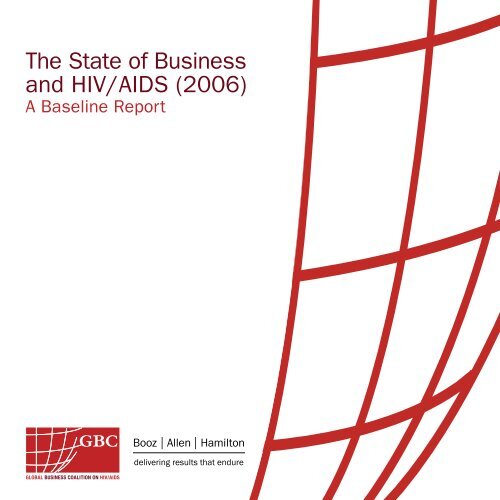 The State of Business and HIV/AIDS (2006) - Booz Allen Hamilton