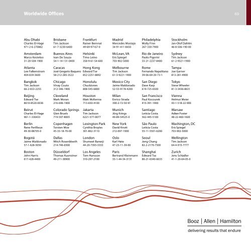 The State of Business and HIV/AIDS (2006) - Booz Allen Hamilton