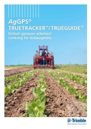 AgGPS® TrueTracker™/TrueGuide - geo-konzept GmbH