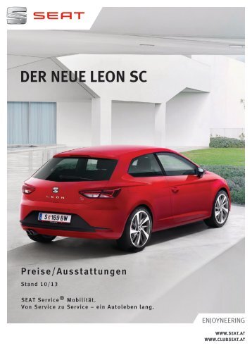 Preisliste im PDF-Format - SEAT Österreich