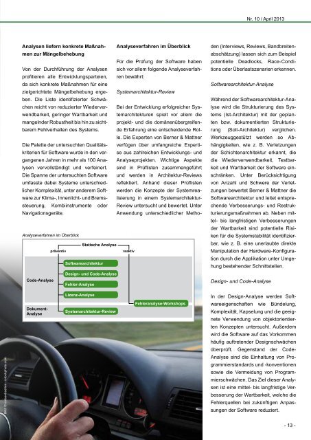 10. Newsletter 'Insight Automotive' (pdf 2,5 MB) - Berner & Mattner