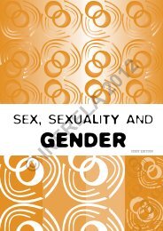Sex, Sexuality and Gender