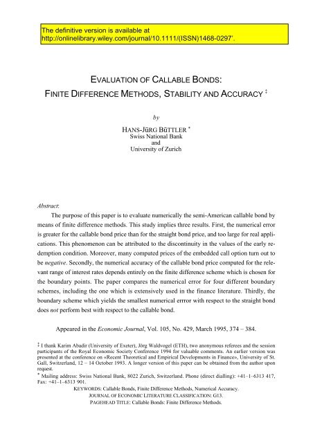 Callable Bond/EJ/e