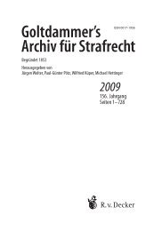 Jahresinhalt 2009 - Verlagsgruppe HÃ¼thig Jehle Rehm GmbH