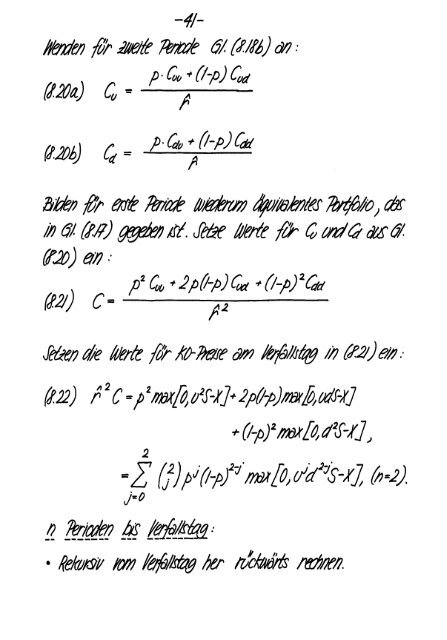 Finanzmarktanalyse II