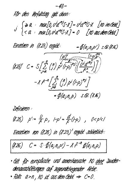 Finanzmarktanalyse II