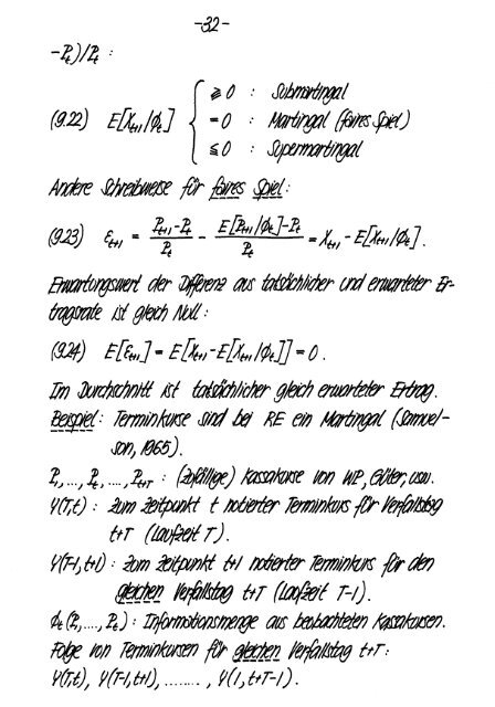 Finanzmarktanalyse II