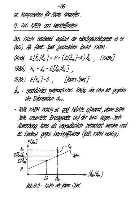 Finanzmarktanalyse II