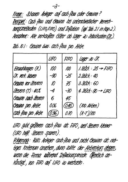 Finanzmarktanalyse II