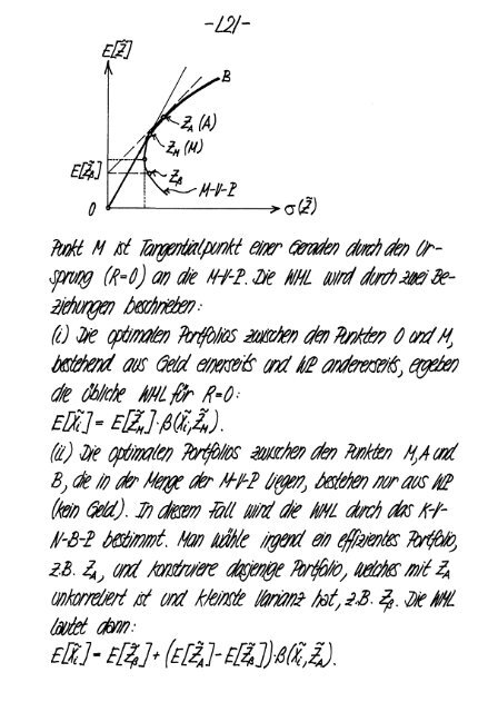 Finanzmarktanalyse II