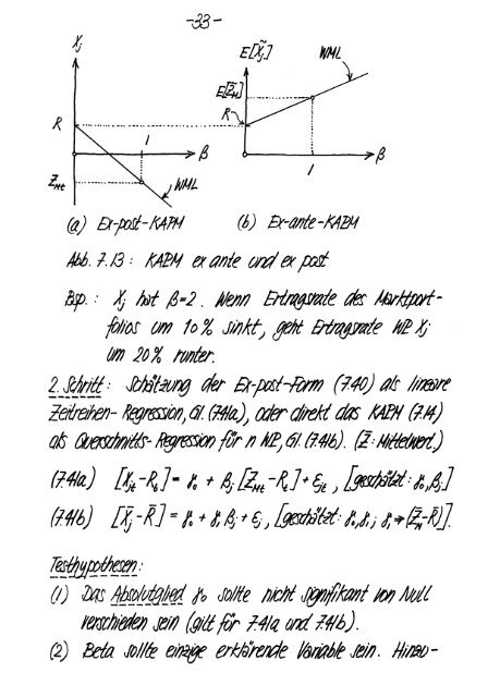 Finanzmarktanalyse II