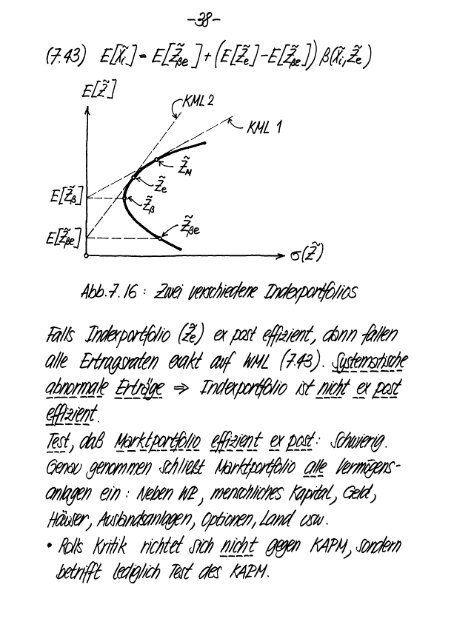 Finanzmarktanalyse II