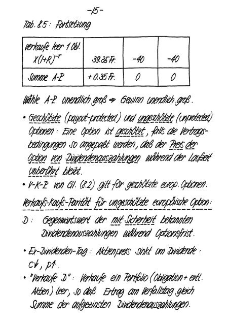 Finanzmarktanalyse II