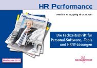 HR Performance - Verlagsgruppe HÃ¼thig Jehle Rehm GmbH