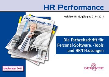 HR Performance - Verlagsgruppe HÃ¼thig Jehle Rehm GmbH