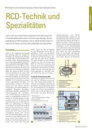 RCD-Technik und SpezialitÃ¤ten